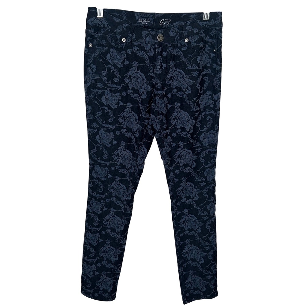 The Limited Denim 678 Patterned Blue Stretch‎ Jeans Women's Size 2